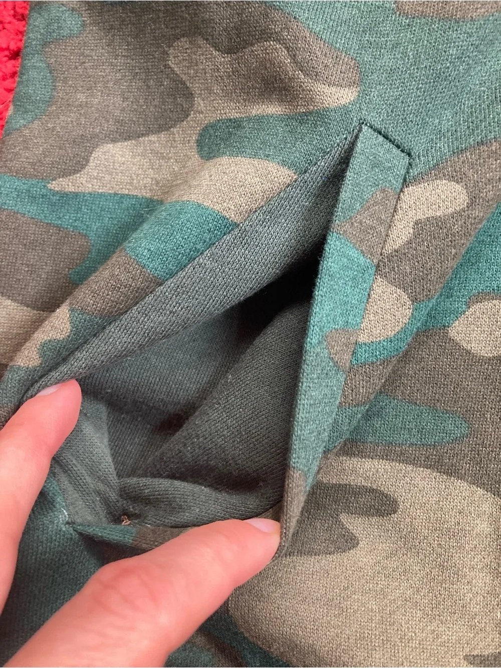 Route 66 Green Camo Zip Jacket